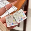 Todo irá bien Llavero Colgante de Acrílico Kitty de la Suerte Colgante para Mochila de Texto Ins Regalos