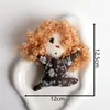 Novo Tecido de Desenho Animado Boneca Pônei Broche Decoração de Sapato Roupa Chapéu Bolsa Pingente Chaveiro Acessórios Feitos à Mão