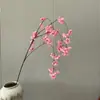 Ramas Artificiales de Flor de Cerezo, Ramas Falsas de Flor de Durazno, Decoración de Techo para Tienda, Enredaderas de Flores, Arreglos Florales Populares de Árbol de Flor de Cerezo para Bodas