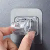 Suministro de Fabricantes Ganchos Autoadhesivos Transfronterizos para Soportes de Barra de Cortina Sin Taladrar para Barras de Cortina, Muebles de Baño Cocina