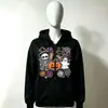 Outono Inverno 2026 Nova Moda Europeia e Americana Halloween Padrão Engraçado Moletom com Zíper Moletom Largo Estampado