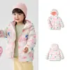 Jaqueta de Penas Infantil Balabala Outono e Inverno Roupa Meninos Meninas Casaco Bebê Combinando Pai-Filho Roupa Infantil Quente Tendência