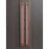 Nova Maçaneta de Vidro Bronze Antigo Estilo Chinês para Portas de Quartos Privados de Hotel, Salões de Banquetes e Lojas, Maçaneta de Porta de Madeira Maciça de Abertura Dupla com Design Patenteado