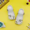 2026 Novo Verão Corrente Curta de Pérolas Tamancos de Ballet Infantil Eva Fechados para Exterior Chinelos de Praia Atacado