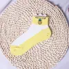 Calcetines de Verano para Mujer, Delgados, Transpirables, Calcetines Bajos, Letras de Seda de Cristal, Calcetines de Seda de Cristal, Calcetines de Moda Trendy para Mujer al por Mayor