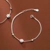 Nalan Prata Ss925 Estilo Coreano Prata Tailandesa Carinha Sorridente Pulseira de Coração Joias Estudantis em Forma de Coração para Mulheres S5410