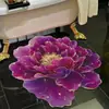 Visão Estéreo Transfronteiriça Banheiro Fácil de Limpar Lama de Diatomáceas Tapete de Chão Flor Doméstica Porta de Banheiro Antiderrapante Tapete Atacado