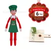 2026 Amazon Mais Vendido Tecido de Natal Estante 24 Dias Antes do Natal Desafio Diferente Boneco Elfo Figura Brincar
