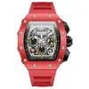 El superventas transfronterizo de TEMU ONOLA reloj impermeable multifuncional para hombre con correa de silicona, reloj de cuarzo deportivo para hombre