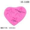 Molde de Silicone Formato Rosa de Plumeria Acessórios Decorativos Criativos para Assar Molde para Bolo de Açúcar Chocolate