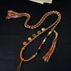 Cordón de Collar Tejido Hecho a Mano de Xizang Cordón de Colgante Multicolor de Venta Caliente Borla Vintage Cordón para Colgar Joyería Popular en Vivo