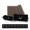 Caja de Joyería de Terciopelo con Esquinas Redondeadas, Lujo Ligero y Sensación de Alta Gama, Caja de Pulsera de Doble Apertura, Caja de Empaque para Collares, Al por Mayor en Stock