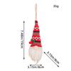 Boneca Luminosa Sem Rosto Transfronteiriça Pingente de Árvore de Natal Criativo Anão Boneca de Pelúcia Decoração de Janela Decorações de Natal