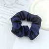 Goma para el pelo de satén con cristal vintage transfronteriza, alta elasticidad, para mujeres coreanas, Amazon, goma de tela de color sólido