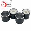 YRFKNOB botão de liga de alumínio botão de ajuste de volume de áudio de amplificador diâmetro externo 15 x 13 eixo de flor alta Preto