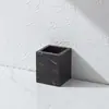 Pedido Mínimo de Uma Peça Loja Independente Amazon Cor Neutra de Negócios Porta-Caneta Mármore Natural Porta-Pincéis de Maquiagem Porta-Velas