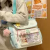 Bolsa de lona para mujer, de un solo hombro, simple y versátil, bolsa tote de gran capacidad, adecuada para llevar libros, bolsa para tutorías, bolso cruzado para estudiantes