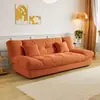 Sofá cama de doble uso sofá nube para sala de estar, apartamento pequeño, casa de alquiler, sofá de tela, sofá plegable de línea recta