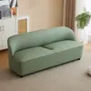 Sofá de Cuero Resistente a Arañazos Estilo Nórdico para Apartamentos Pequeños, Sala de Estar Sencilla, Área de Descanso de Tiendas Modernas, Sofá de Tela de Dos o Tres Plazas