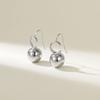 Aretes más vendidos de Amazon, Aro liso, Aretes de estilo cool, Aretes plateados modernos y de alta gama para viajeros