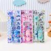 Set Combinado de Bolígrafos de Seis Colores Stitch Bolígrafo Cinta Correctora Suministros de Papelería Kuromi Bolígrafo Multicolor Papelería para Agenda