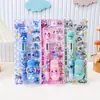Set Combinado de Bolígrafos de Seis Colores Stitch Bolígrafo Cinta Correctora Suministros de Papelería Kuromi Bolígrafo Multicolor Papelería para Agenda
