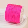 Fio de Jade nº 72 para Trançar Pulseiras, Fio de Jade Feito à Mão, Cordão Multicor, Miçangas DIY, 72 Fios de Jade para Tecelagem de Pulseiras