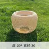 Abajur de Lanterna de Bambu Puramente Artesanal, Luminária Pendente Criativa com Personalidade Estilo Chinês, Design Artístico para Restaurante e Pousada, Lâmpada Retrô para Casamento