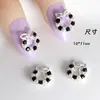 Novo Pacote de Materiais Misto de Joias para Arte de Unhas com Laços de 12 Compartimentos, Diamantes e Pérolas, Decorações de Unhas de Diamantes Especiais de Fundo Plano
