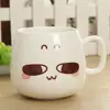 Caneca Cerâmica Personalizada com Tampa e Colher Caneca para Casal Fashion Caneca de Casa Caneca Fofa para Chá para Homens e Mulheres