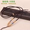 Pingente Tecido à Mão Colar Cordão Fio Enrolado DIY Jade Ouro Pingente de Jade Homens e Mulheres Fabricante de Corda Atacado