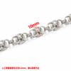 Corrente Circular de Aço Inoxidável Corrente de 8 Palavras Feita à Mão Não Desbota Punk Colar Pulseira para Homens e Mulheres Corrente de Aço Inoxidável Diy em estoque