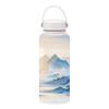 Termo Portátil Transfronterizo para Espacio, Taza Térmica, Botella Deportiva, Gran Capacidad, Vacío, Casero, Espesado, Vaso de Agua 304, Acero Inoxidable 304