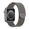 Adequado para Pulseira Apple Watch Duas Seções Fivela de Metal Milanesa Pulseira Magnética Applewatch iWatch