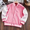 Chaqueta de Béisbol para Niños Primavera y Otoño 2026 Estilo Coreano Lisa Chaqueta Casual para Niños y Niñas Venta al por Mayor en Stock