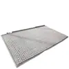 Alfombrilla de chenilla con adhesivo termofusible, color liso, alfombra de baño antideslizante, felpudo, sala de estar, lavable a máquina, recibidor, impermeable, secado rápido