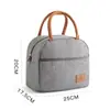 Bolsa Tote para Lonchera con Aislamiento de Papel de Aluminio Espeso, Bolsa Portátil para Lonchera para Oficinistas, Aislamiento Especial para Estudiantes de Primaria