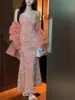Vestido de tirantes color champán estilo francés Temperamento de alta gama Lujo ligero Fiesta de cumpleaños Vestido de dama de honor Estilo princesa Sencillo Adelgazante