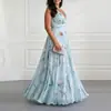Ropa de mujer transfronteriza 2026, novedades de verano europeas y americanas: elegante vestido de noche estampado sin mangas con escote en V