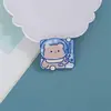 Venta al por mayor de broches acrílicos nuevos y súper lindos con forma de pato de Japón y Corea del Sur, con diseños de dibujos animados infantiles, perfectos para decorar bolsas y como accesorios.