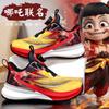 Sapatos Nezha para Meninos Verão 2025 Novos Sapatos de Basquete Infantis Meninos Malha Respirável Sapatos Esportivos Crianças Grandes Leves
