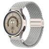 Fivela Magnética de Laço Pulseira de Relógio Trançada de Círculo Duplo Adequada para Relógios Samsung Huawei 20 22mm Pulseira de Pulso Magnética de Nylon