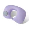 Almohada Inflable Personalizada en Forma de U Seda de Leche Logo Personalizable Portátil para Viaje Almohada para Cuello Almohada de Avión Almohada en Forma de U Almohada Inflable