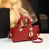 Bolso Horizontal Clásico Estilo Princesa Diana Bolso Transversal con Patrón de Cocodrilo para Mujer Verano Versátil Moderno Bolso Cruzado de Gama Alta
