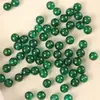 Cuentas Redondas de Ágata, Cuentas Verdes, Cuentas Sueltas de Ágata Roja, Accesorios para Joyería de Collares Colgantes Hechos a Mano para Bricolaje, Productos Semiacabados
