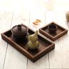 Bandeja de té de madera maciza para uso doméstico estilo japonés para preparar té en la estufa, Bandeja para frutas secas, Bandeja para dulces de Año Nuevo, Bandeja para refrigerios, Bandeja de té estilo chino