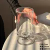 Copo Alto Reto de Vidro para Suco com Padrão de Árvore de Suco Transparente Criativo para Bebidas Geladas Água com Gás Copo de Cocktail