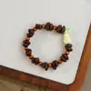 Pulsera DIY Estilo Vintage de Granos de Café Naturales Premium, Imprescindible para Puestos de Cafeterías, Pulsera con Aroma Fuerte de Huella de Gato al por Mayor