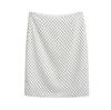 Falda de Lunares Estampada Vintage Estilo Francés de Cintura Alta Adelgazante para Mujer Verano de Longitud Media con Abertura en la Cadera Falda de Longitud Media