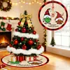 2026 Nuevo Modelo Falda para Árbol de Navidad Redonda Decoración Impresa por Ambos Lados Arreglo para Fiesta Navideña Venta al por Mayor Transfronteriza de Amazon